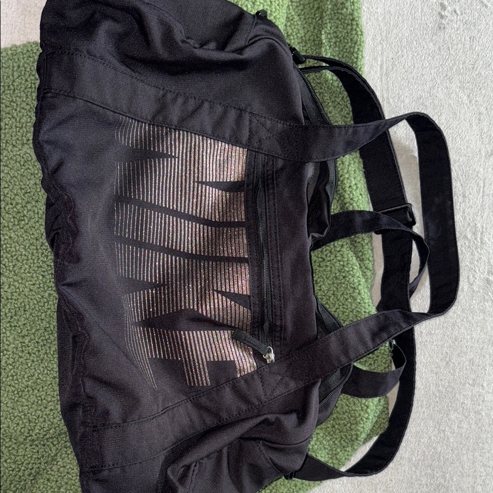 Nike Black glitter gym/ Tote Bag. Great condition
